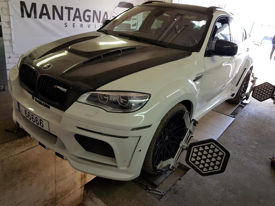 BMW X6 3D ratų suvedimas Mantagna Vilnius