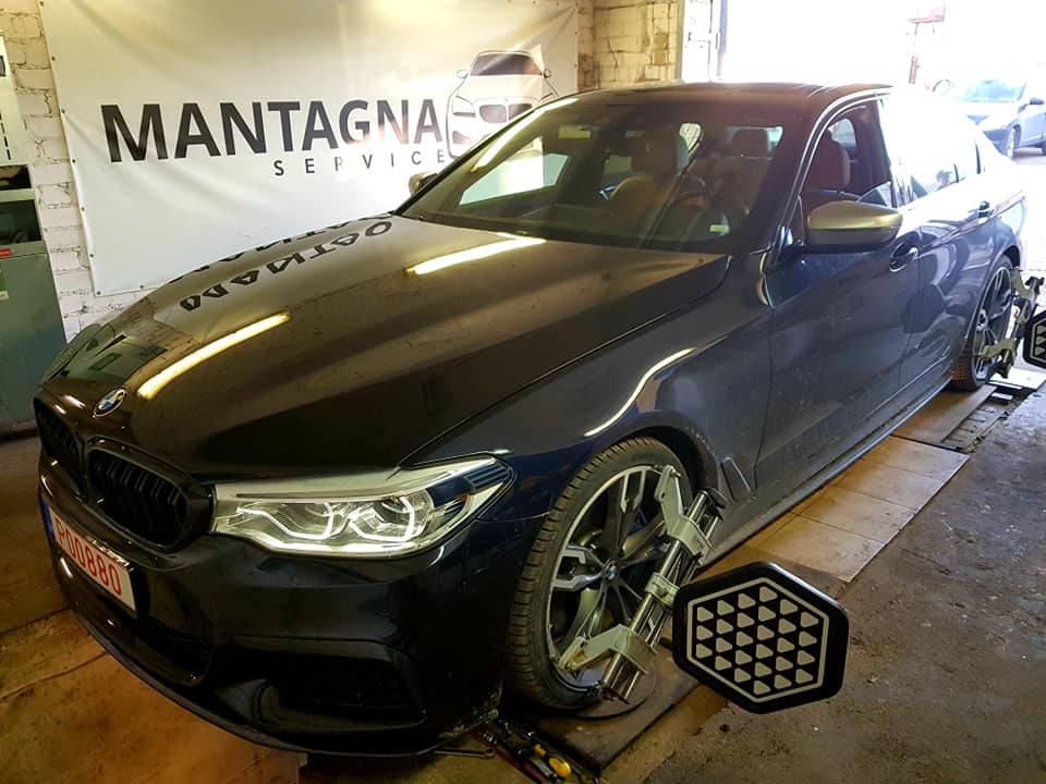 3D ratų suvedimas BMW 5 G30 Mantagna Vilnius