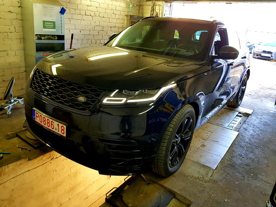 3D ratų suvedimas Land Rover Range Rover Mantagna Vilnius